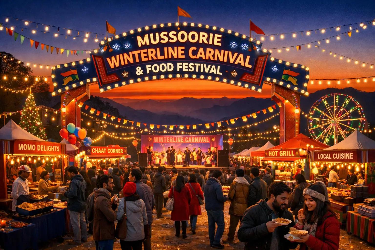 Mussoorie Winterline Carnival 2025 - Mussoorie Food Festival