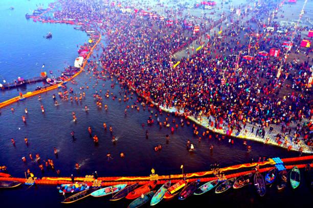 Triveni Sangam: Where Ganga, Yamuna, and Saraswati Meet to Wash Sins Away