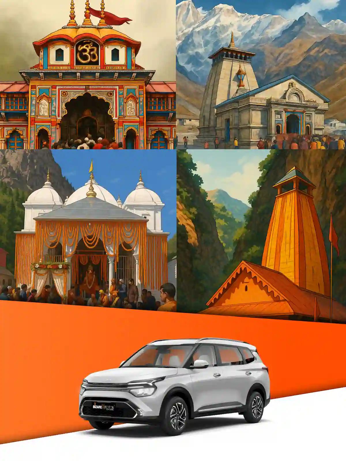Delhi to Char Dham Yatra by Carens