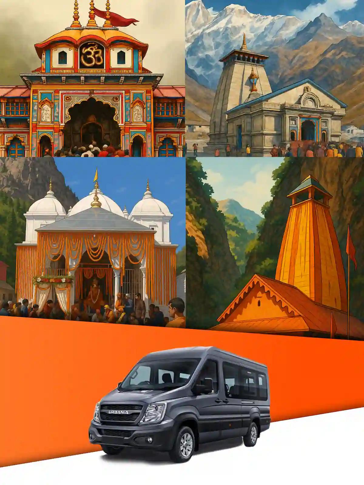 Delhi to Char Dham Yatra by Urbania