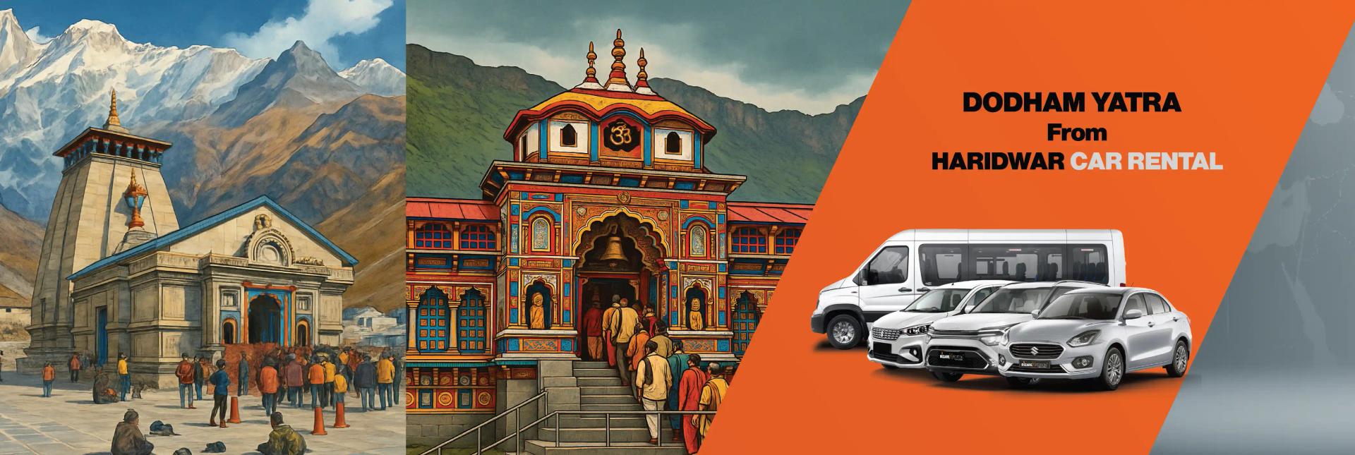 Do Dham Yatra by Car from Haridwar