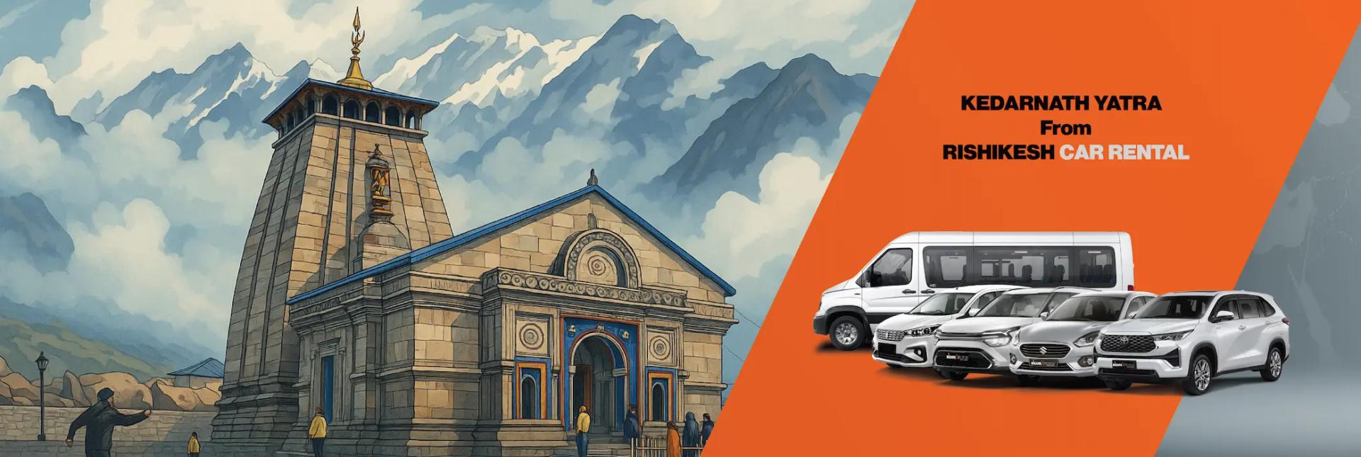 Rishikesh to Kedarnath Taxi Package