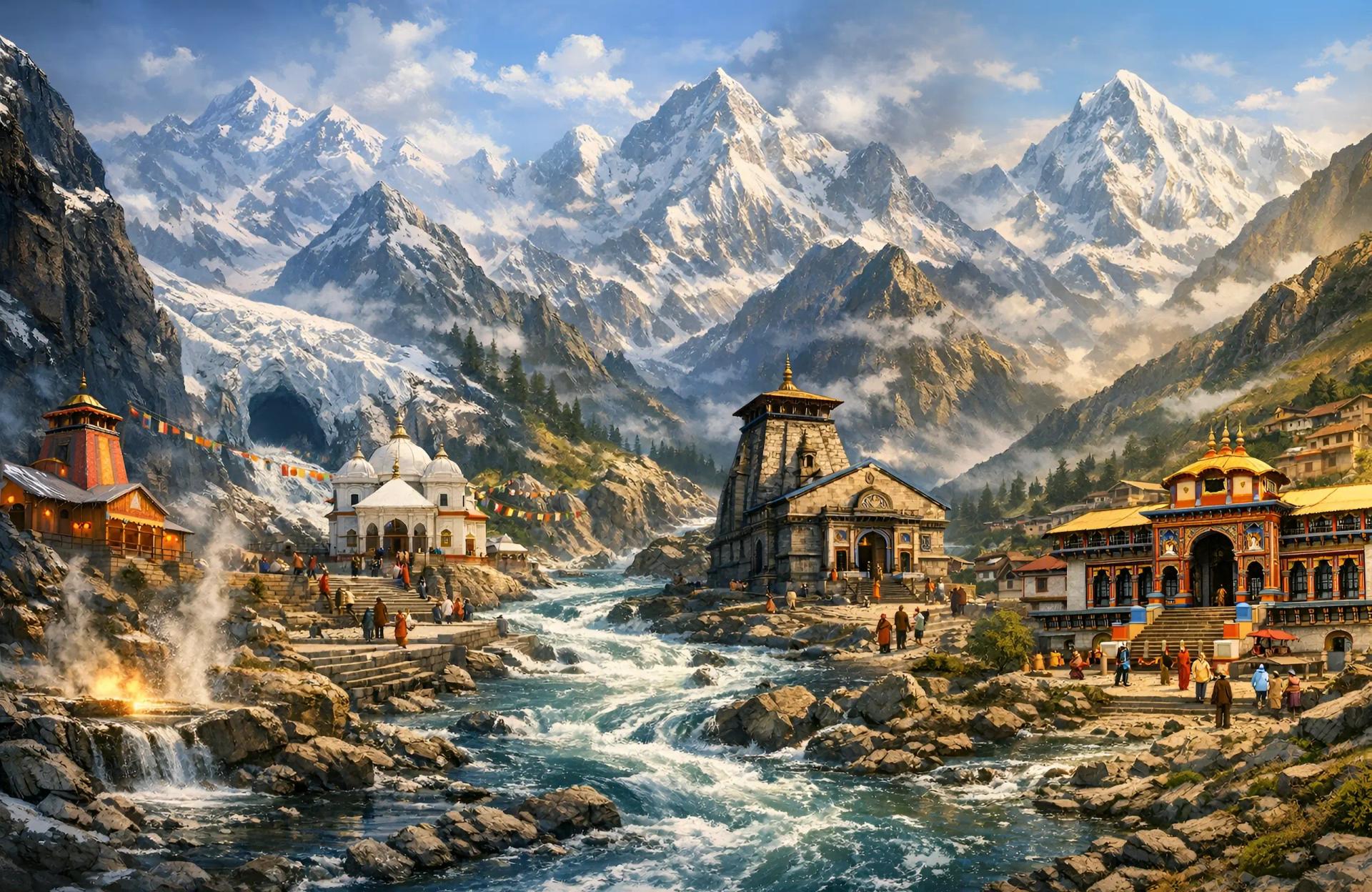 Chardham Yatra promotional banner