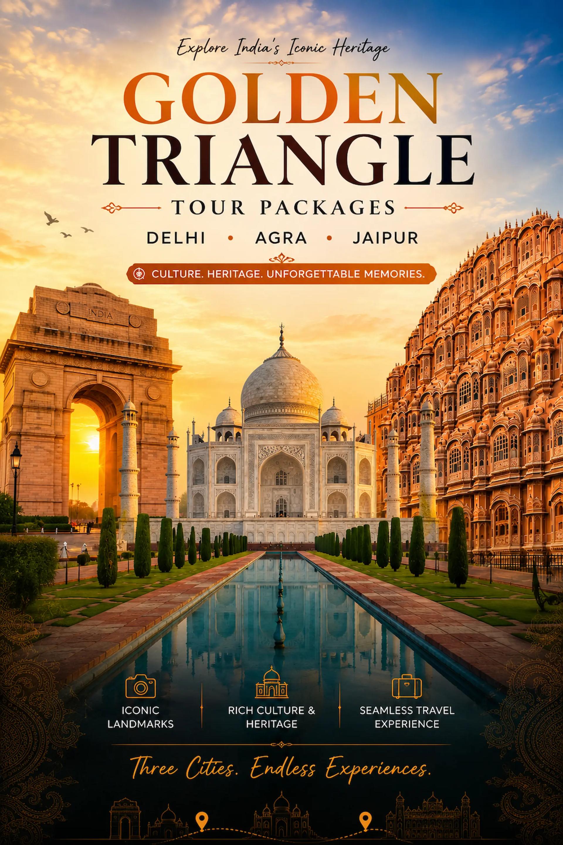 Golden Triangle Tour Packages promotional banner