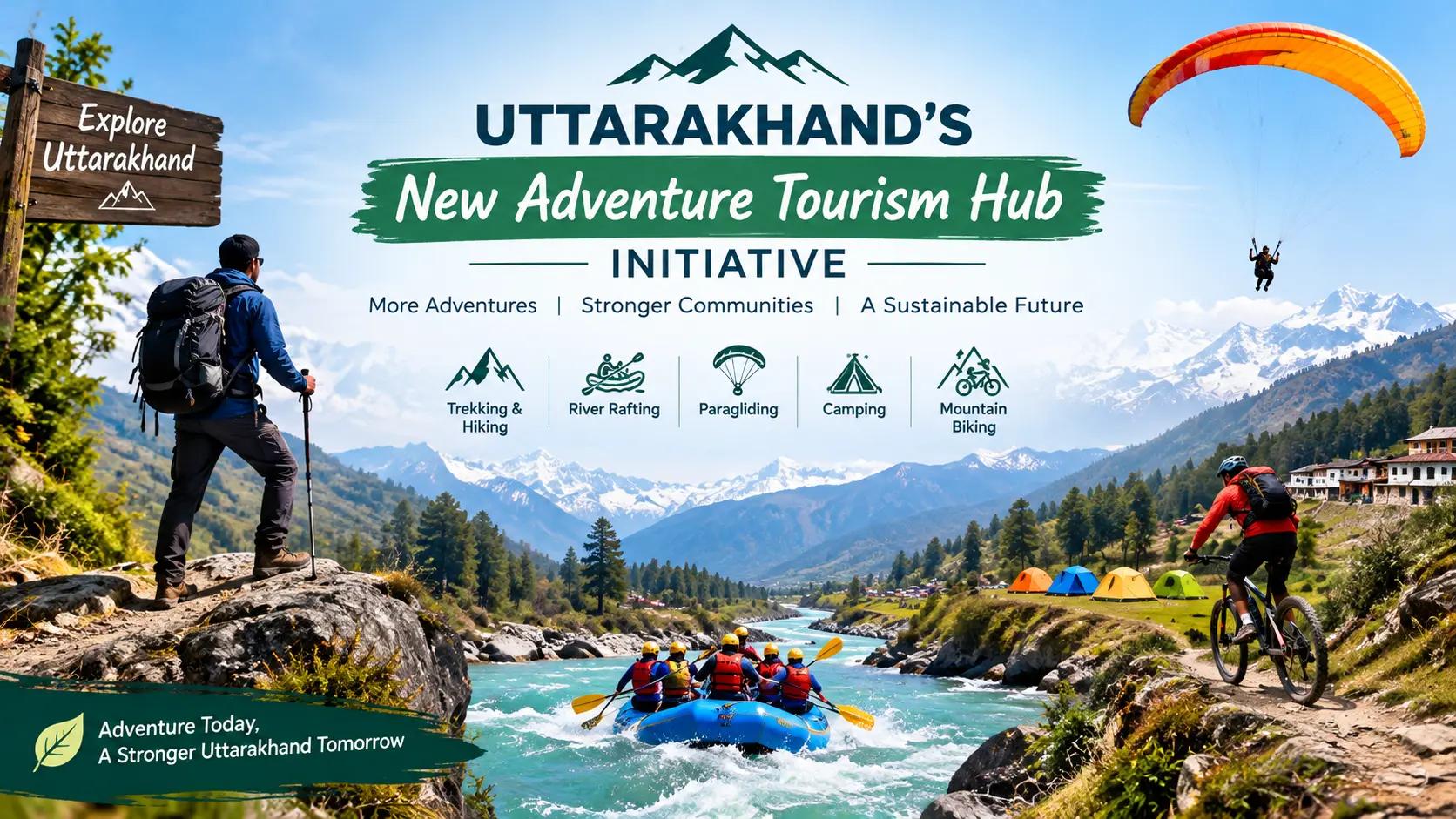Uttarakhand's New Adventure Tourism Hub Initiative