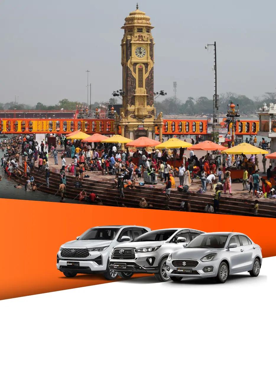 Haridwar taxi service promotional image