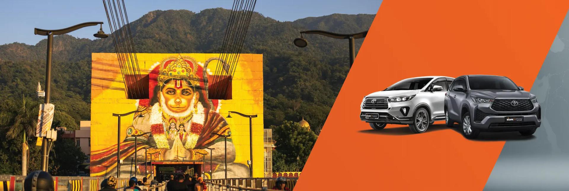 Rishikesh taxi service promotional image