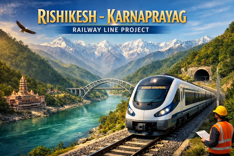 Rishikesh Karnaprayag Railway Line Project