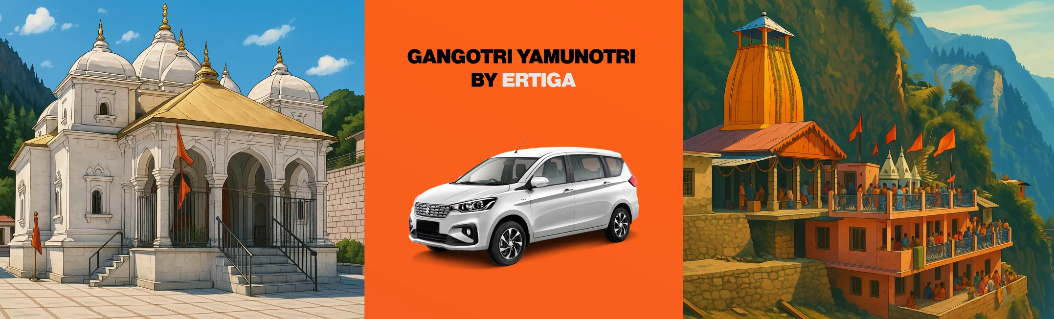 Gangotri Yamunotri Yatra By Ertiga