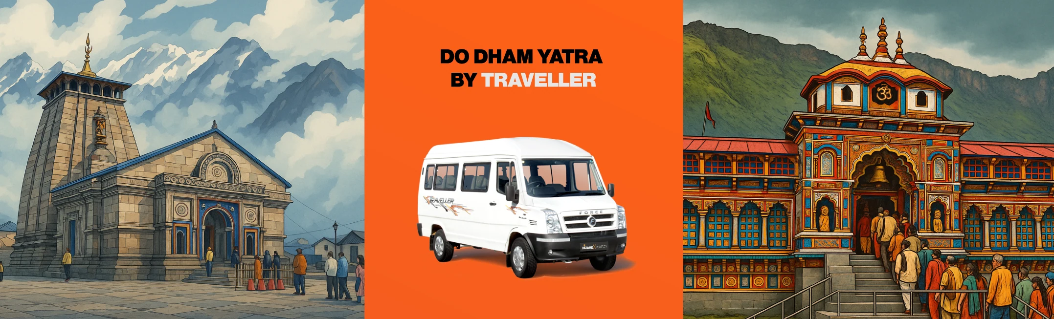 Do Dham Yatra By Tempo Traveller