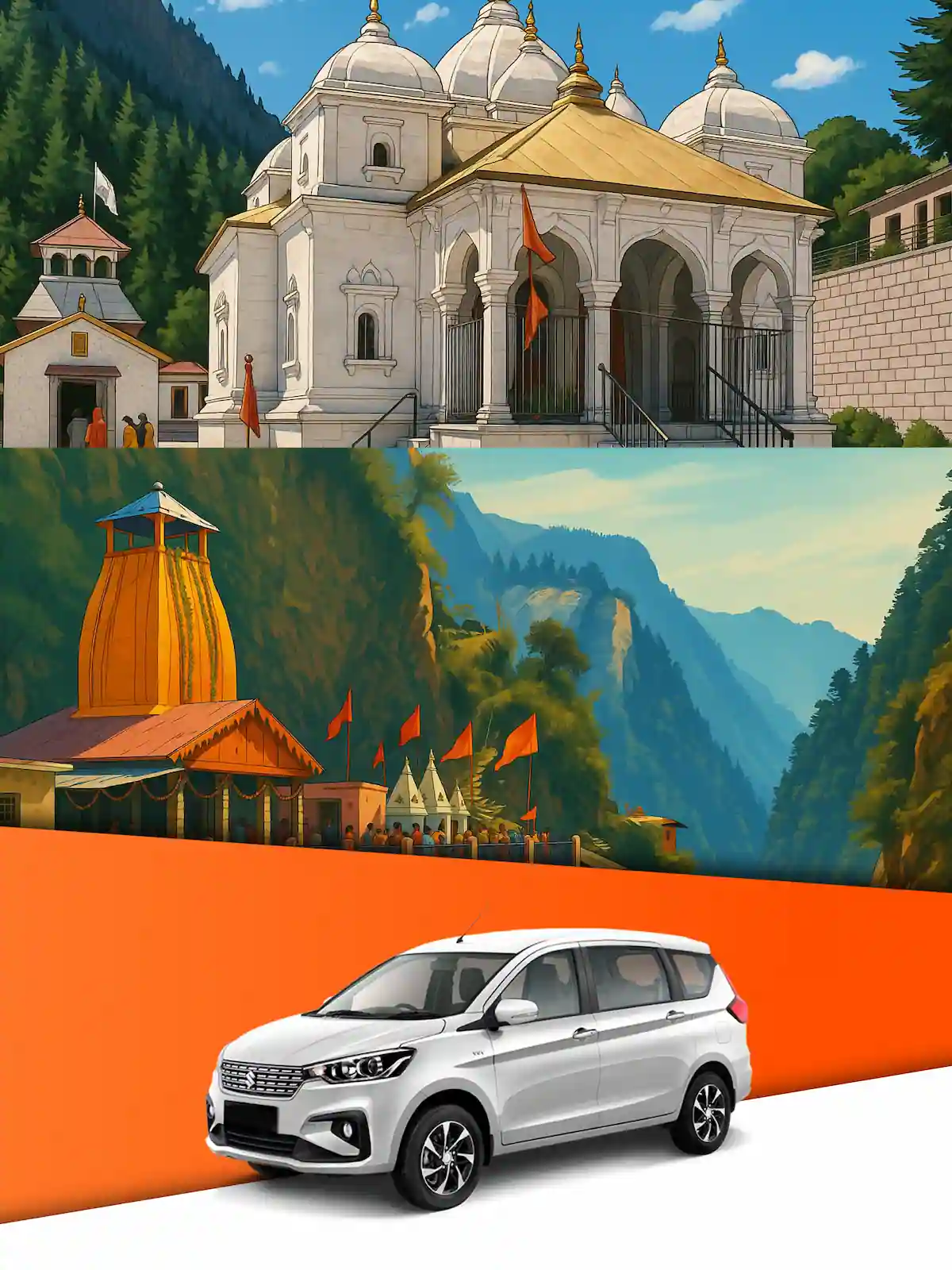 Gangotri Yamunotri Yatra By Ertiga