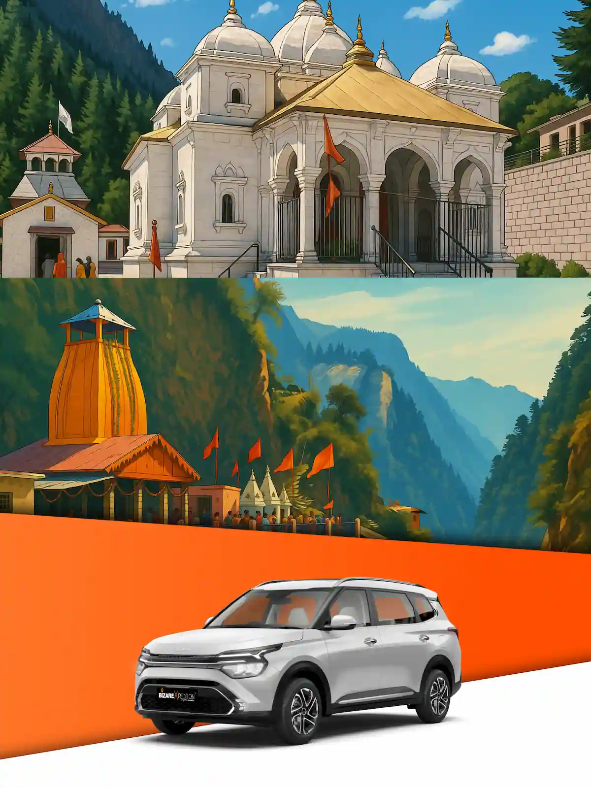 Gangotri Yamunotri Yatra by Kia Carens