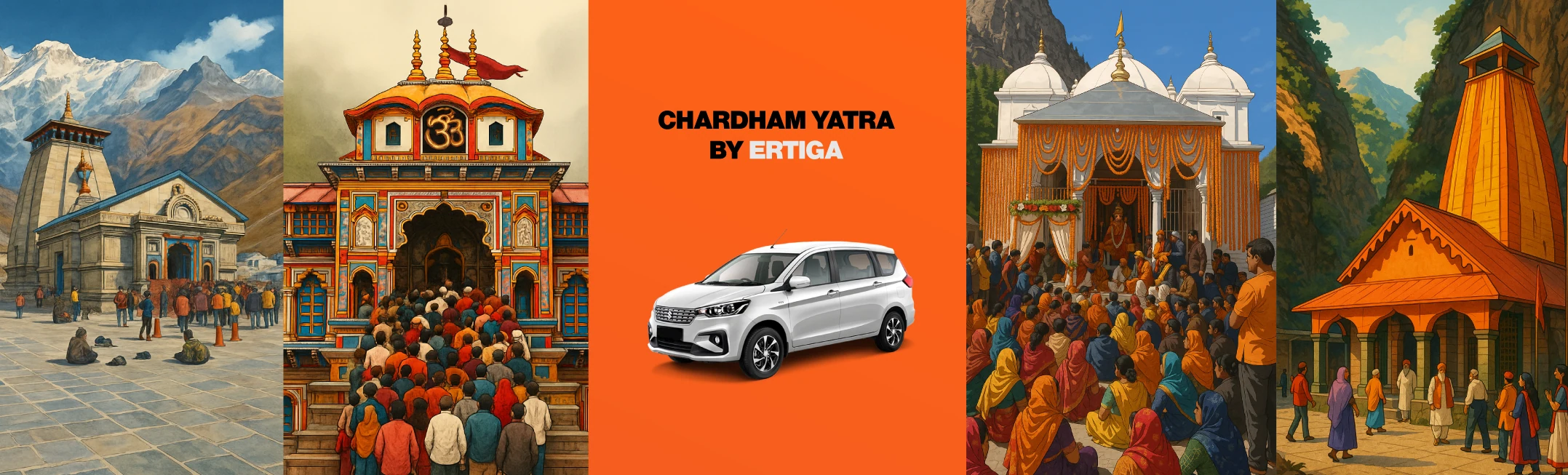 Rishikesh to Chardham Yatra by Car
