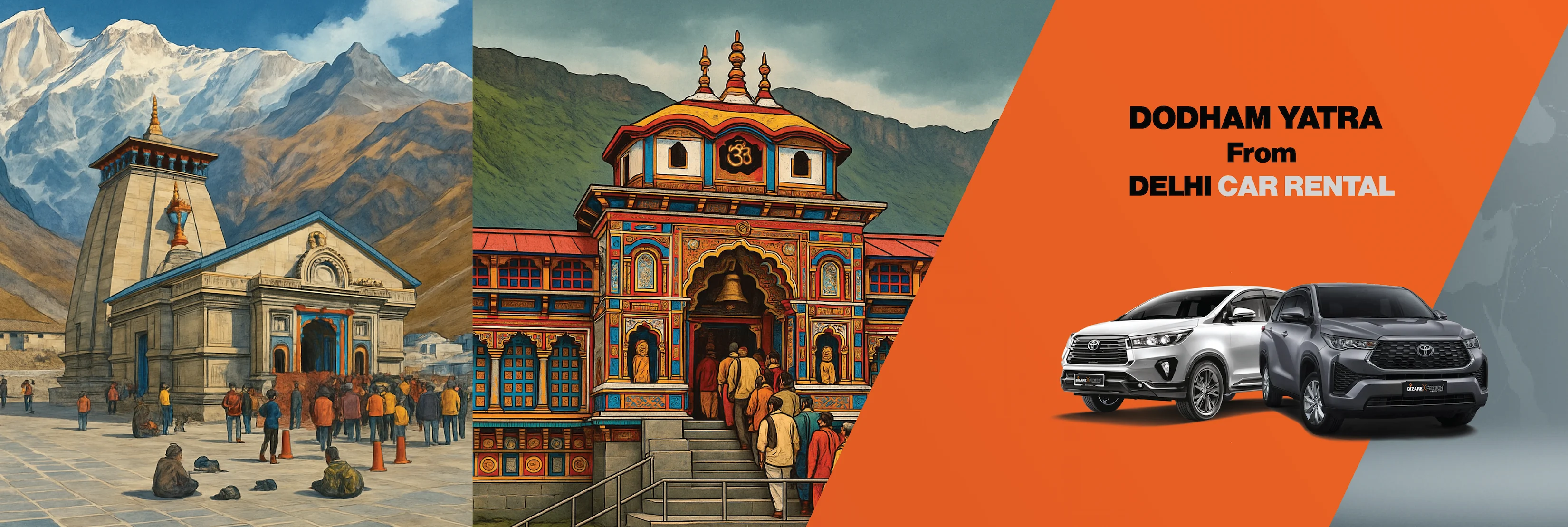 Do Dham Yatra from Delhi by Car