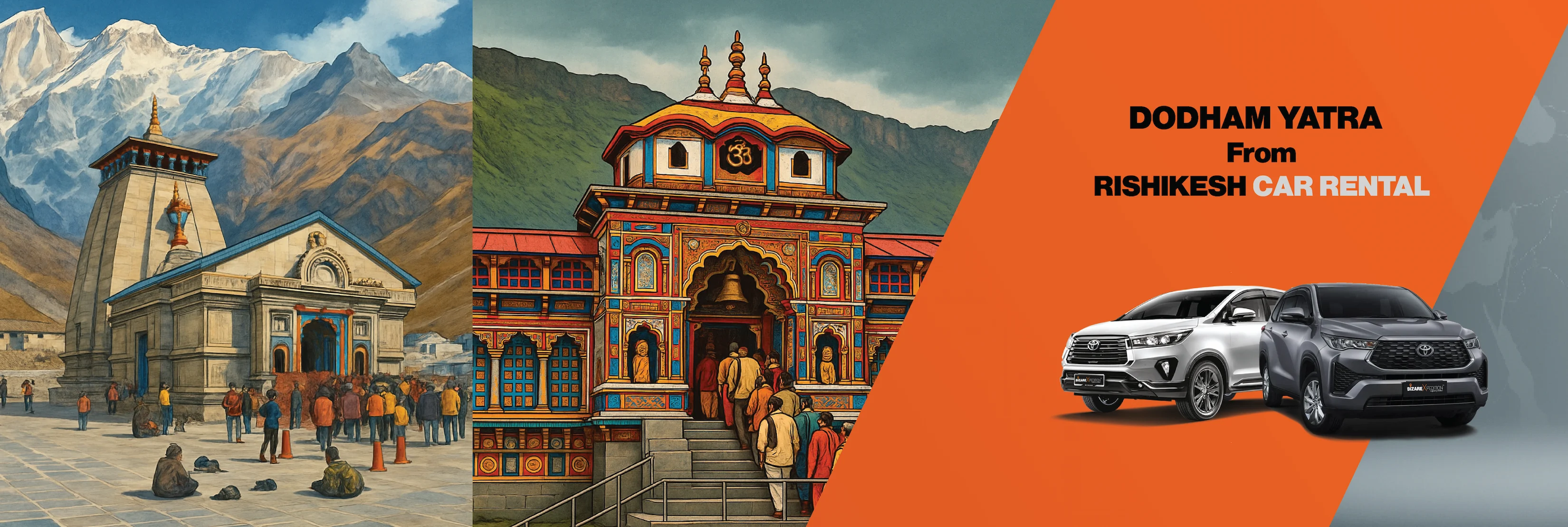 Do Dham Yatra From Rishikesh Car Hire