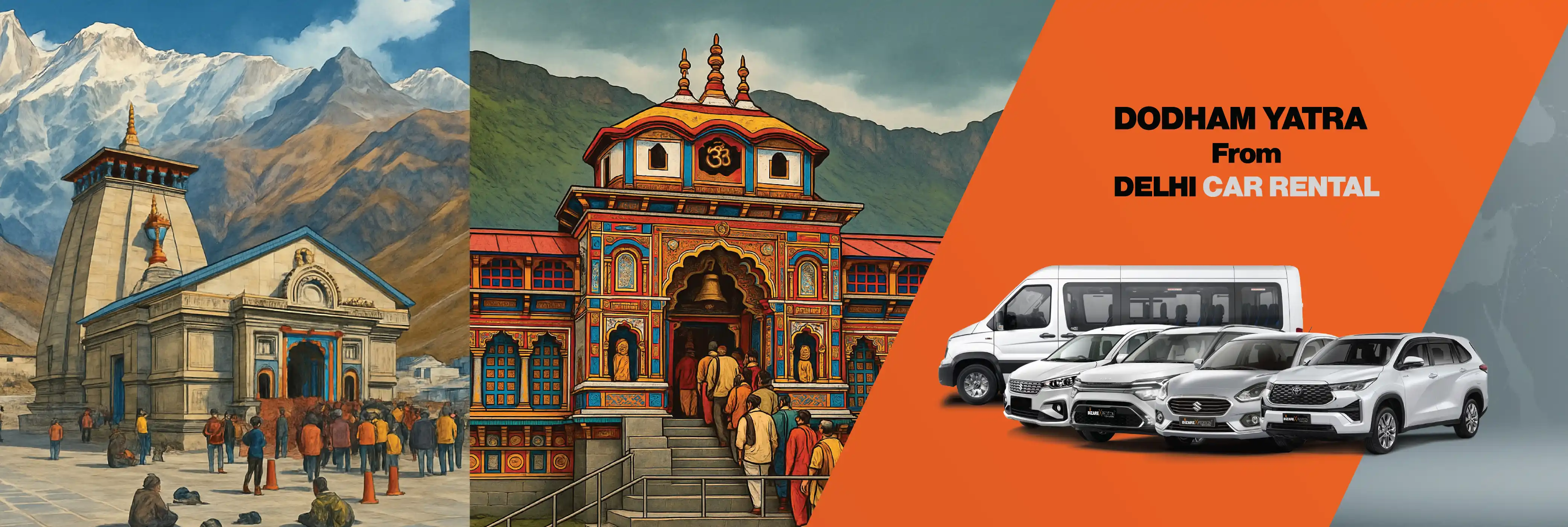 Do Dham Yatra from Delhi by Car