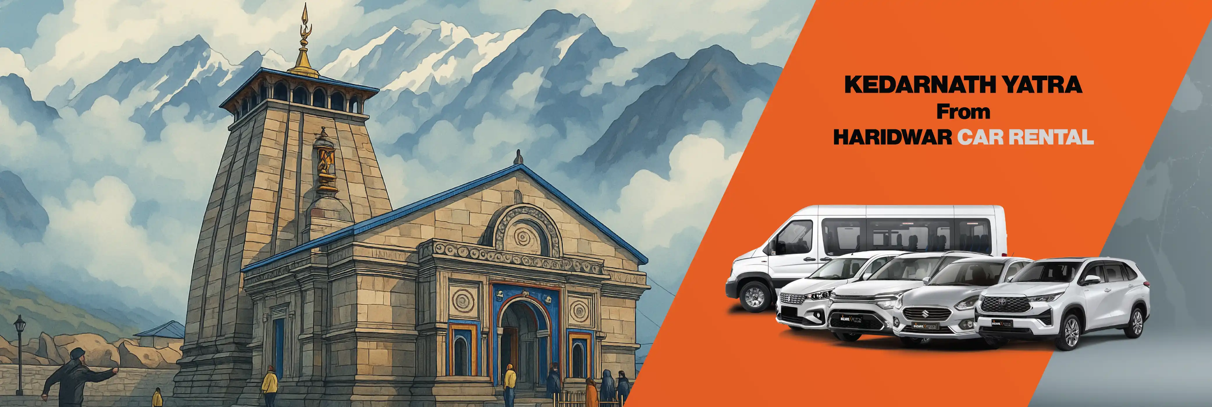 Haridwar to Kedarnath Taxi Fare & Services