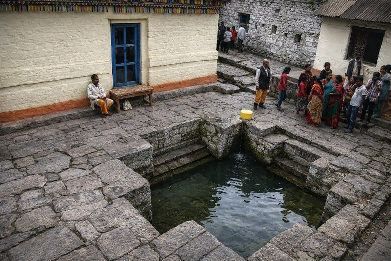 Kund in Triyuginarayan Temple  